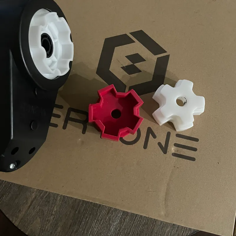 3D Printed Wheel Adaptor to Change WYZE Car Wheels Includes Set of 4  Adaptors. Wyze Car/cam/battery/wheels Not Included. 