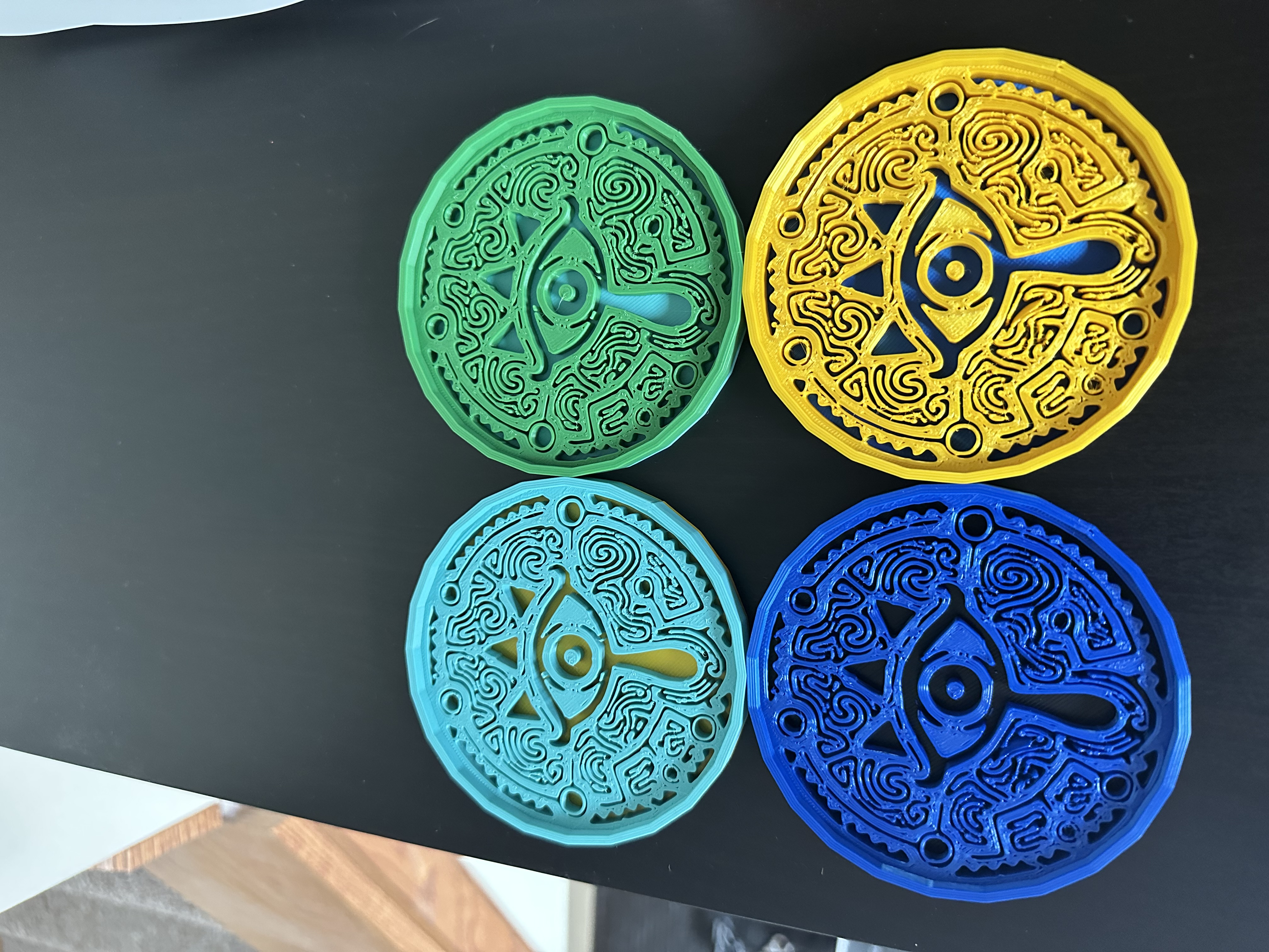 Zelda coaster with edge Wall