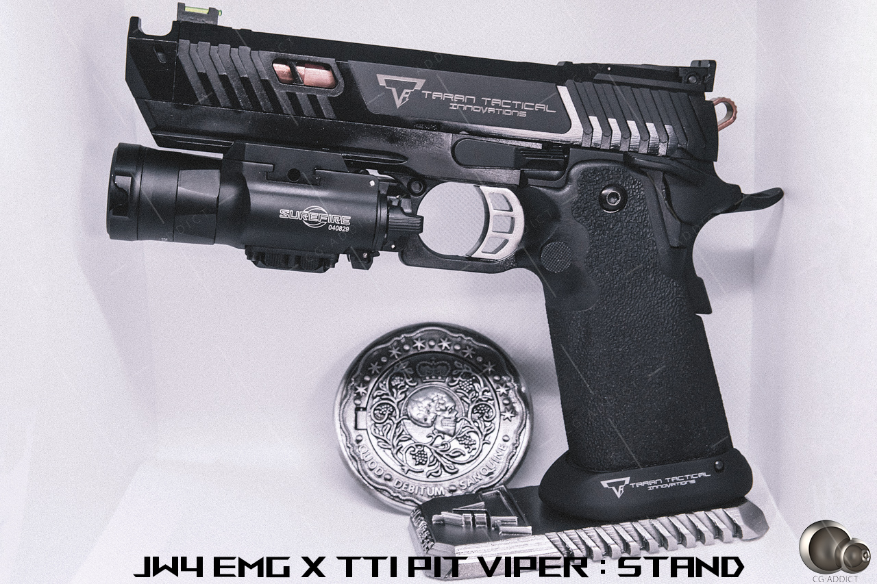 EMG x TTI JW4 Pit Viper Stand by CGaddict Download free STL model