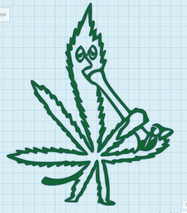 BONG LEAF - WALL ART