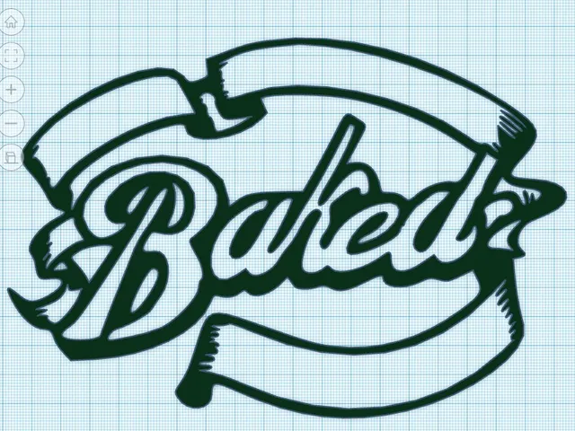 BAKED LOGO - WALLL ART