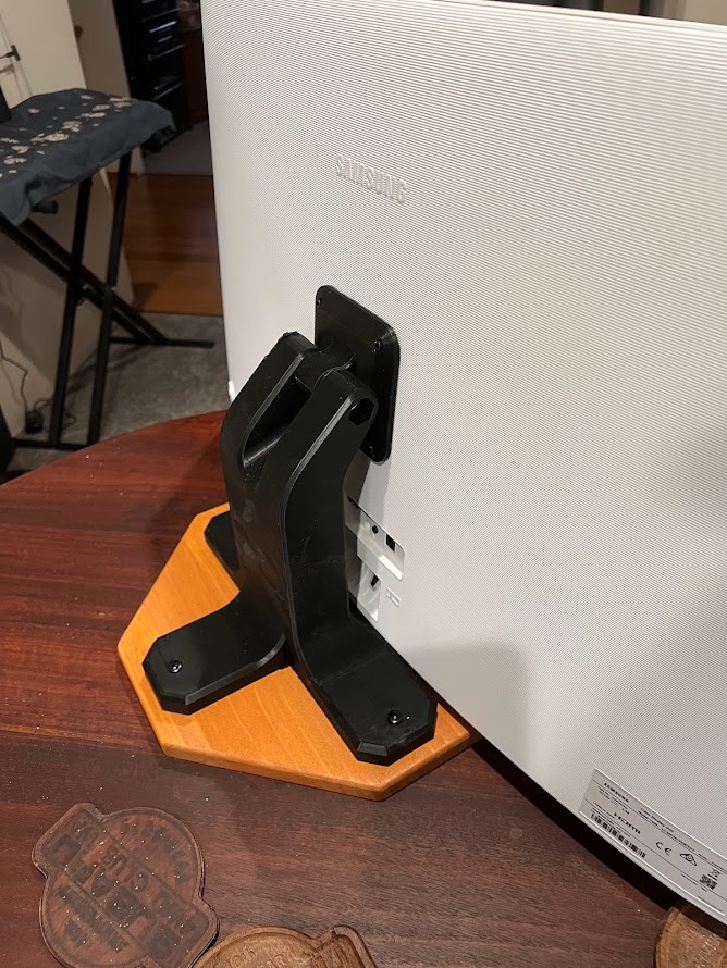 Samsung curved monitor stand by robertgriffiths Download free STL