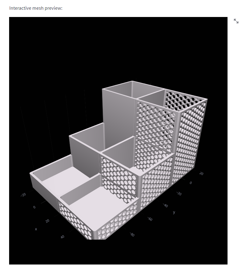 Desk Organizer Holder Generator by Lucandia Download free STL model