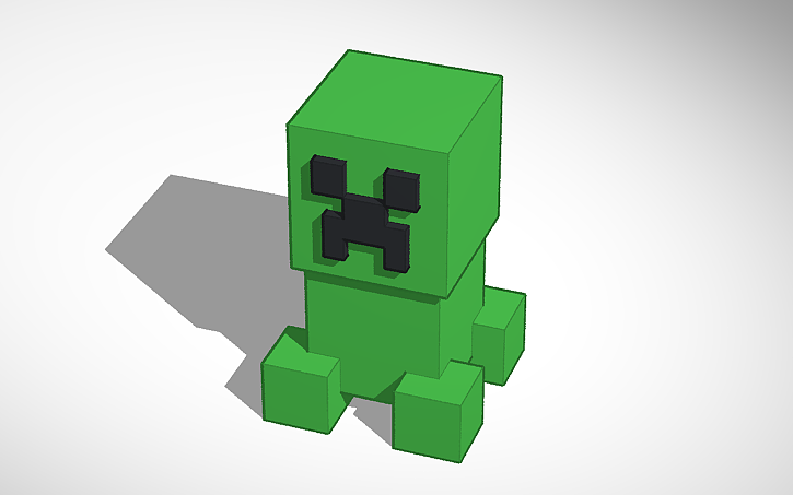 Minecraft Baby Creeper by Shark Byte Download free STL model Printables