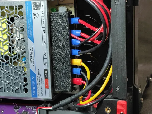 Protection cover for Mornsun LM200/LM350 and similar power supplies