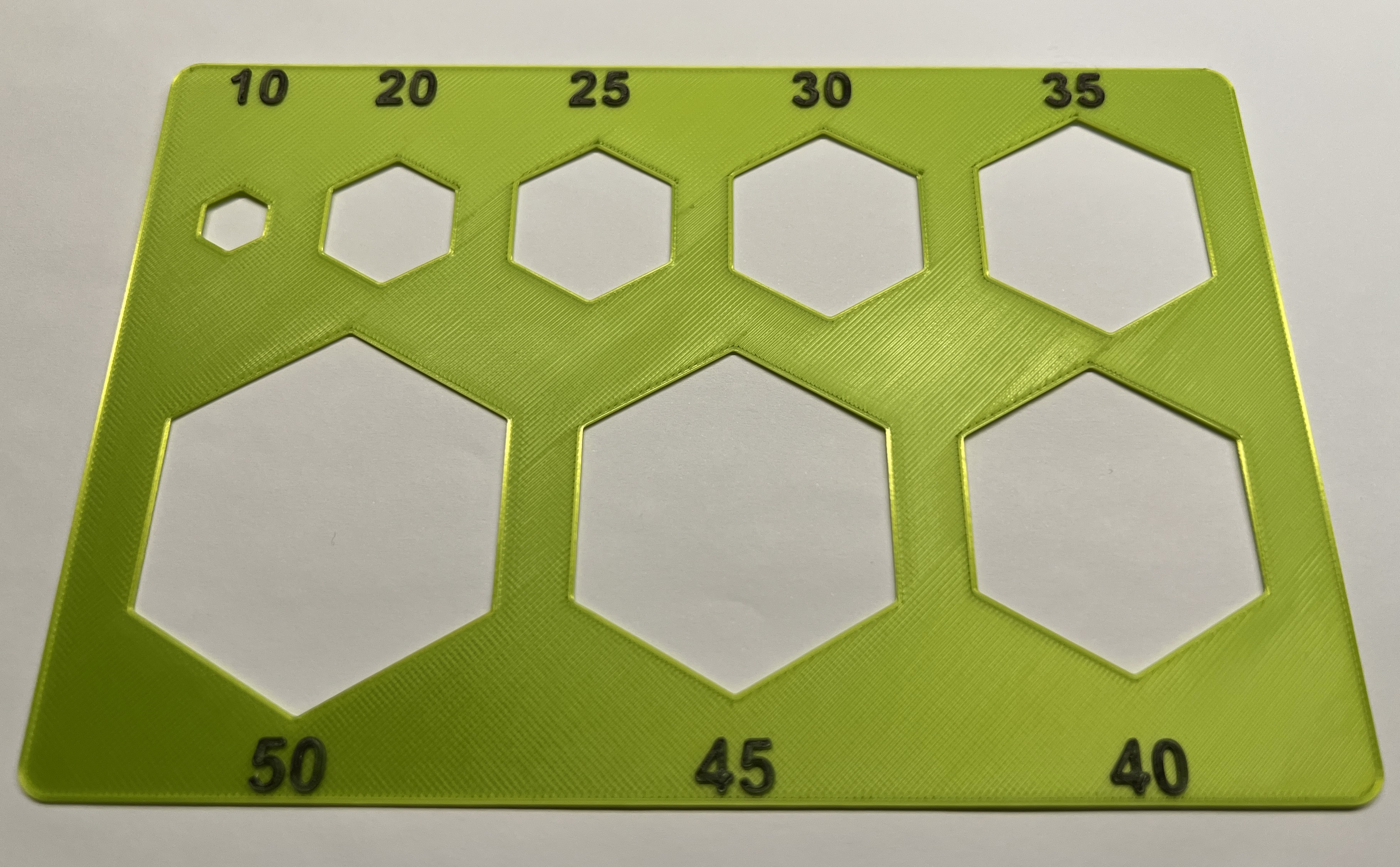 Simple Hexagon Stencil