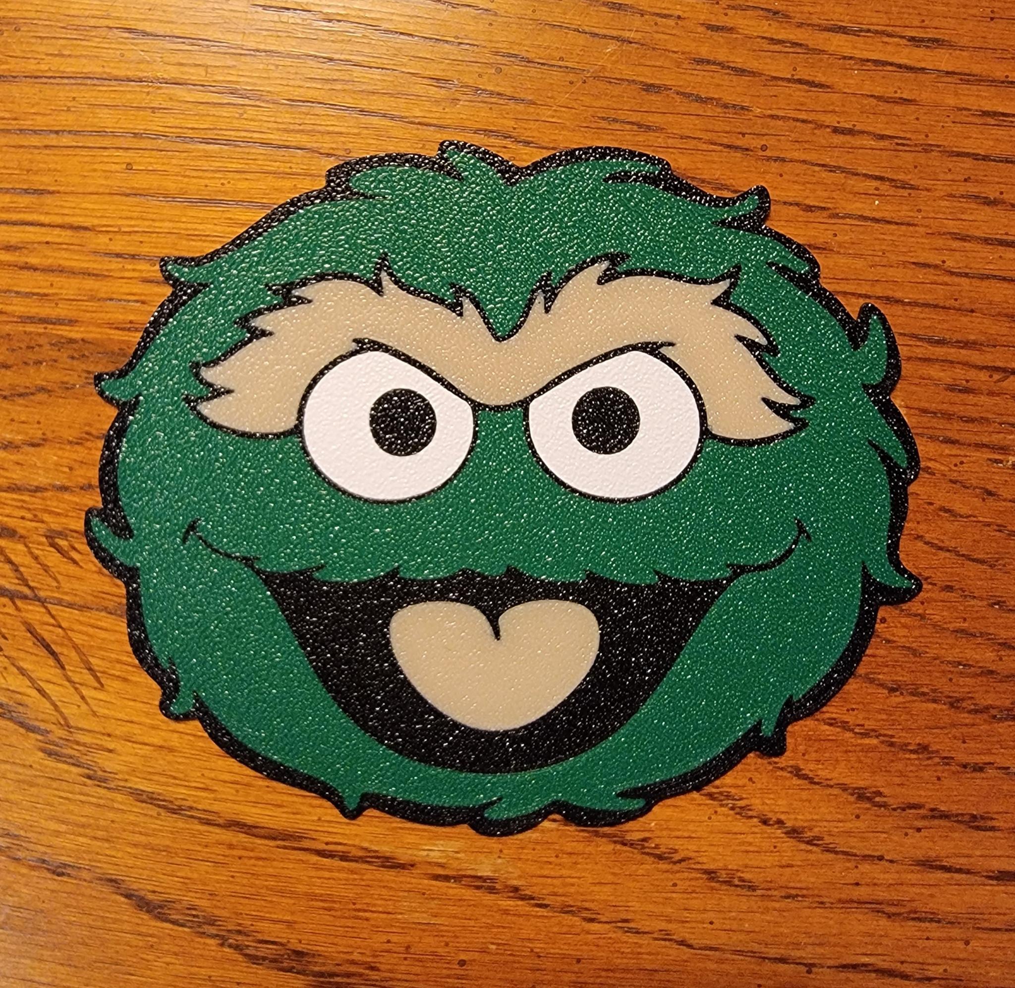 Oscar The Grouch, Multi Material, Sesame Street