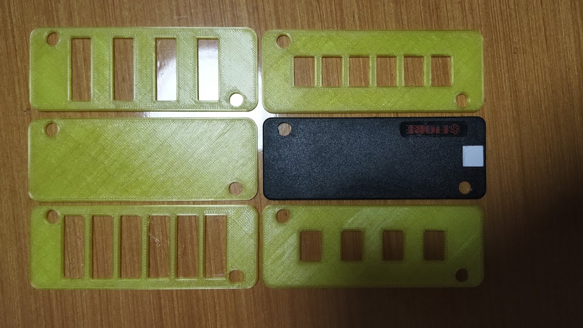 Miniatura 2 do modelo 3D Kit adapter plates for optic patch panel Fiore