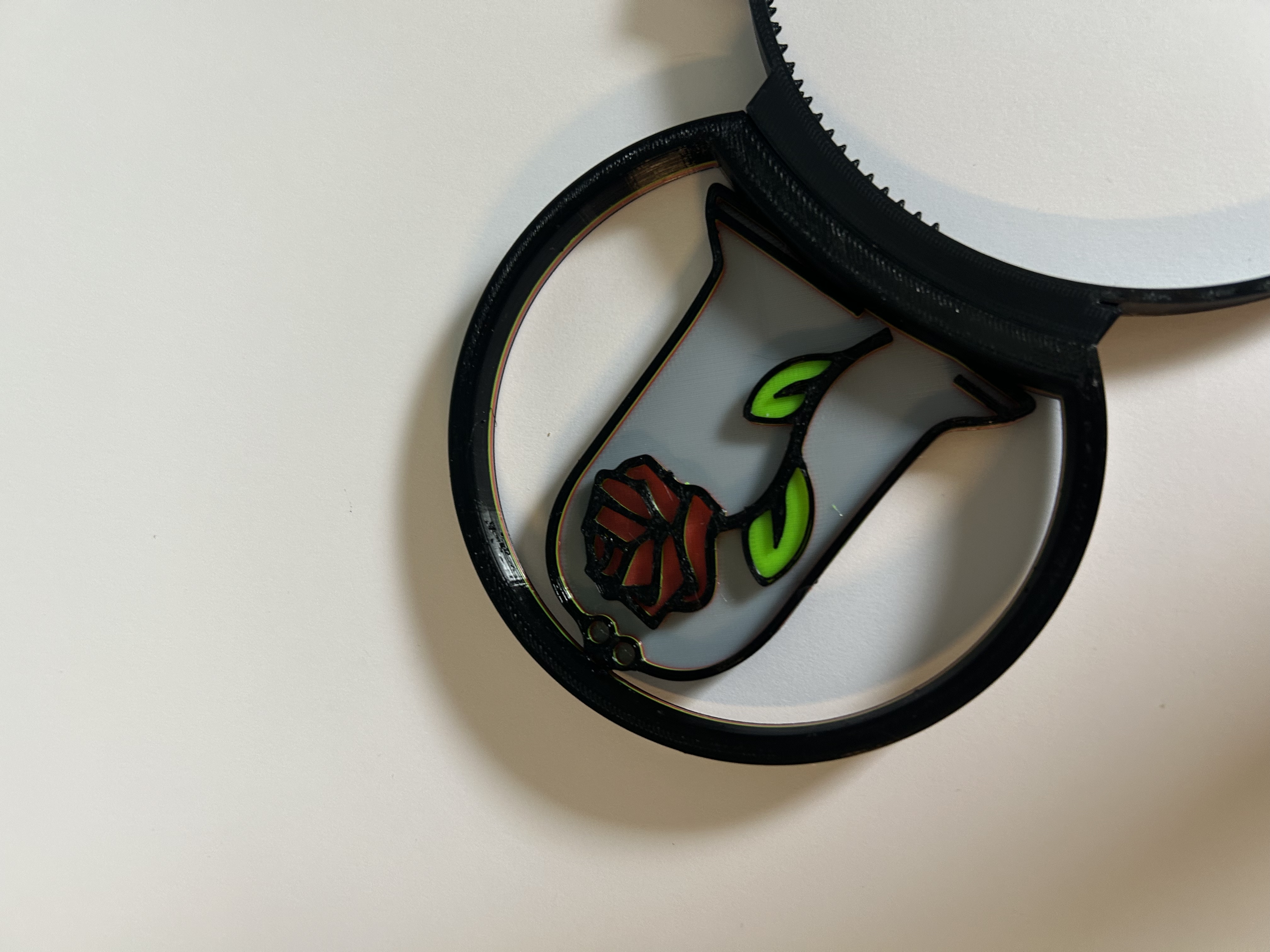 Enchanted Rose Mouse Ears Magnetic Interchangeable