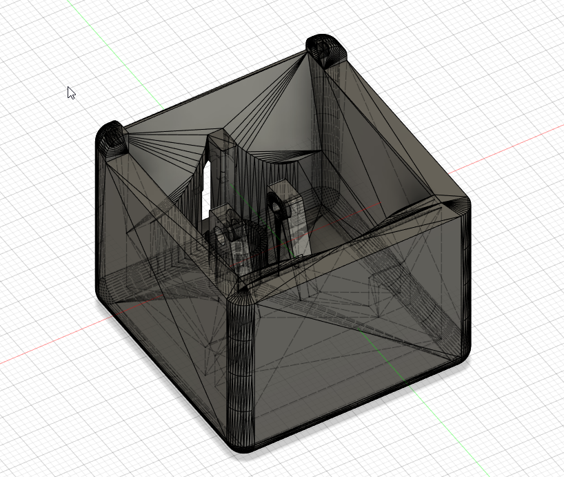 Cat box with key hook and separated mechanism