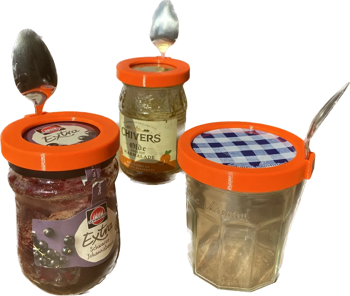 Jar Top Spoon Buddy by DickF, Download free STL model