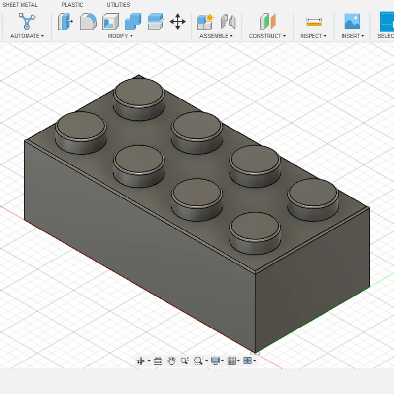 Lego hot sale fusion 360