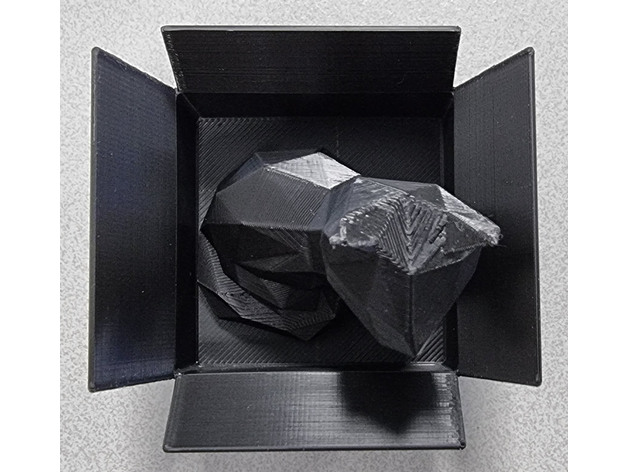 Low Poly Sitting Cat In A Box by SergeiBuilds | Download free STL model ...