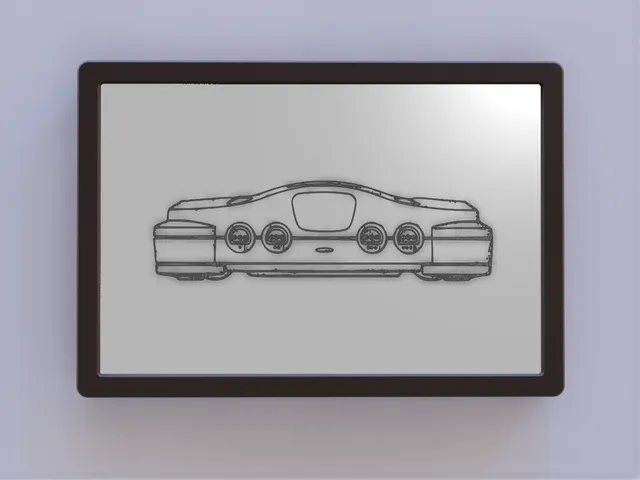 N64 Console Patent Art - Front