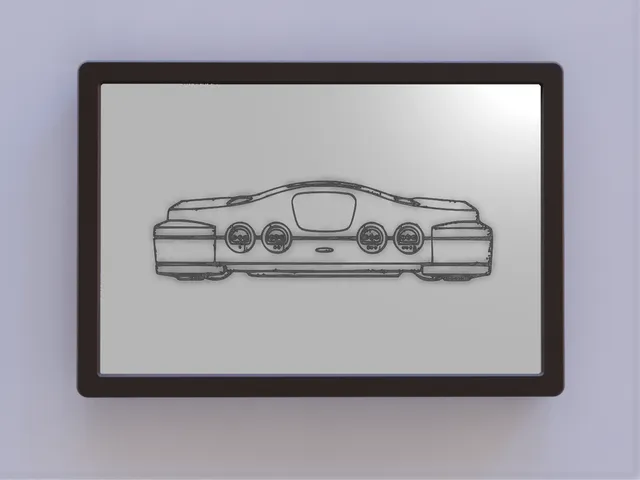 N64 Console Patent Art - Front