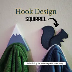 Squirrel Coat Hook