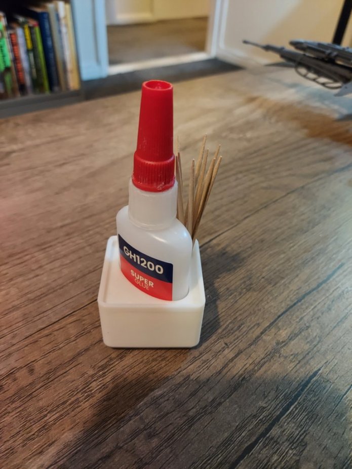 Gridfinity GH1200 Super Glue and toothpick holder by UKMarsJ Download