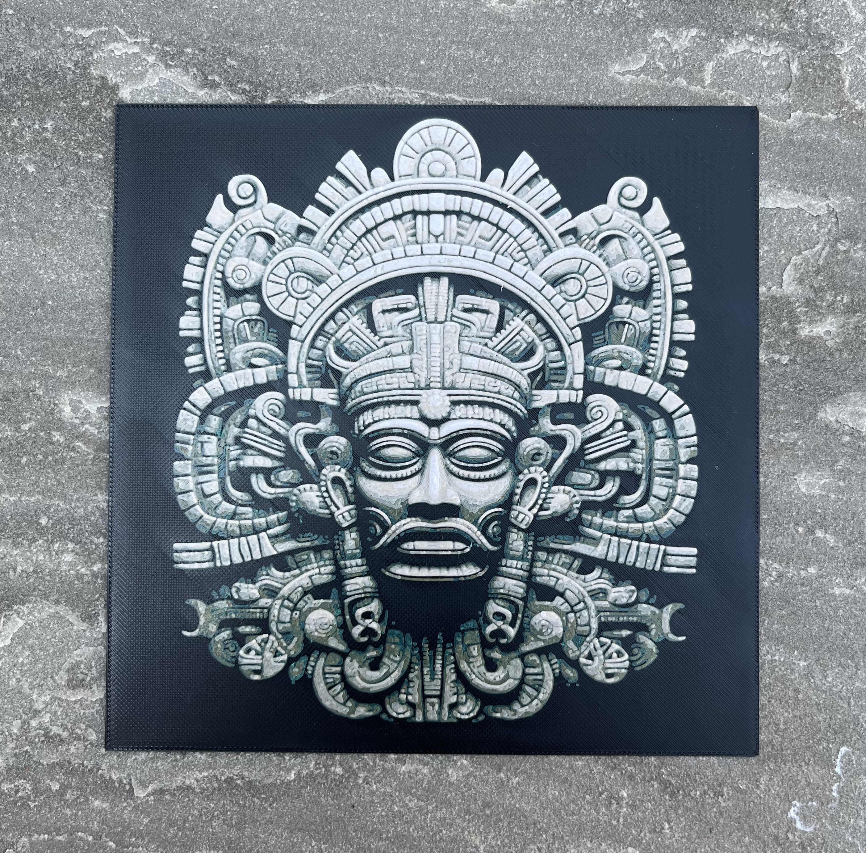 Aztec Style Carving (Filament Painting)