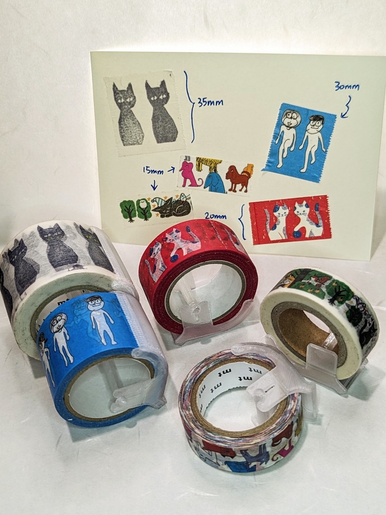 Masking Tape Cutter by sanshocat Download free STL model