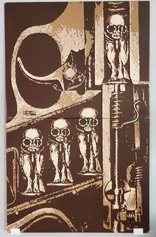 Birth Machine by HR Giger 4 Colors