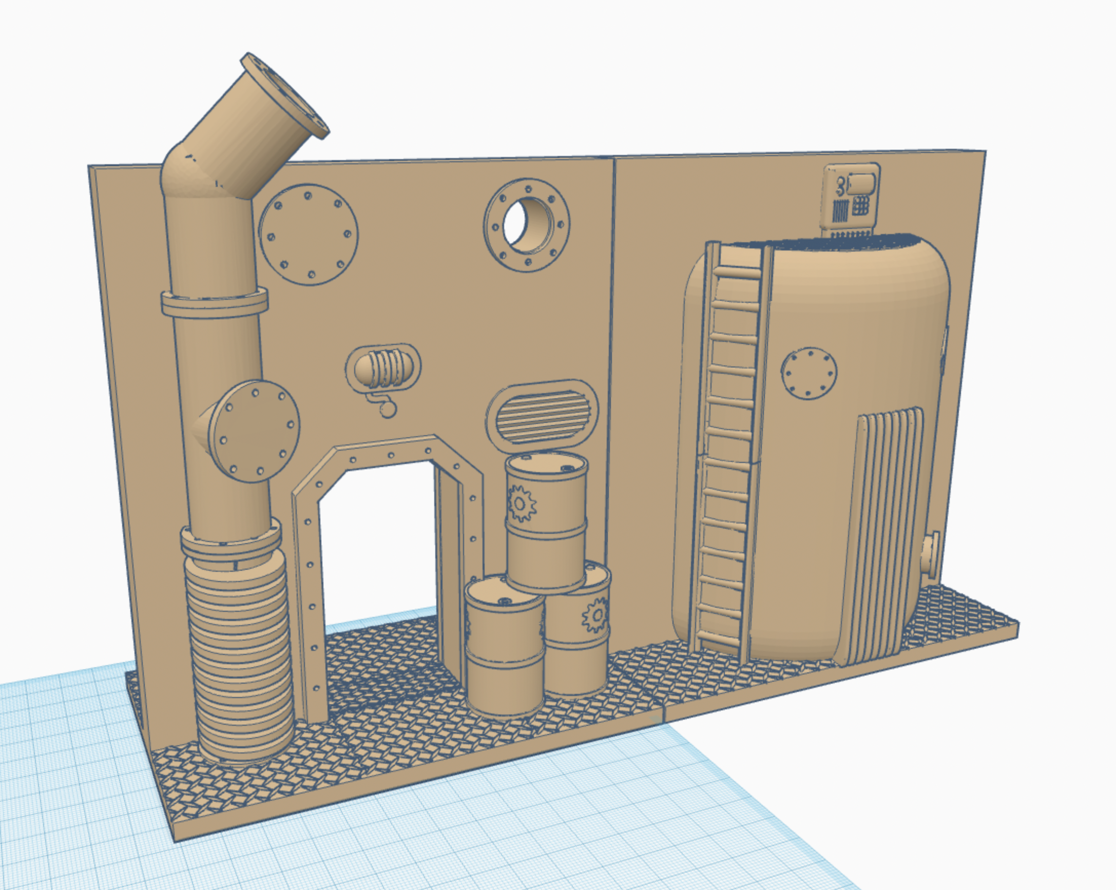 Pass Through V2 Wargames Wall - Section 8 — miniatura 8