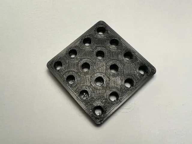M3 X D5.0 X L4.0 Threaded Heat Insert Test Block
