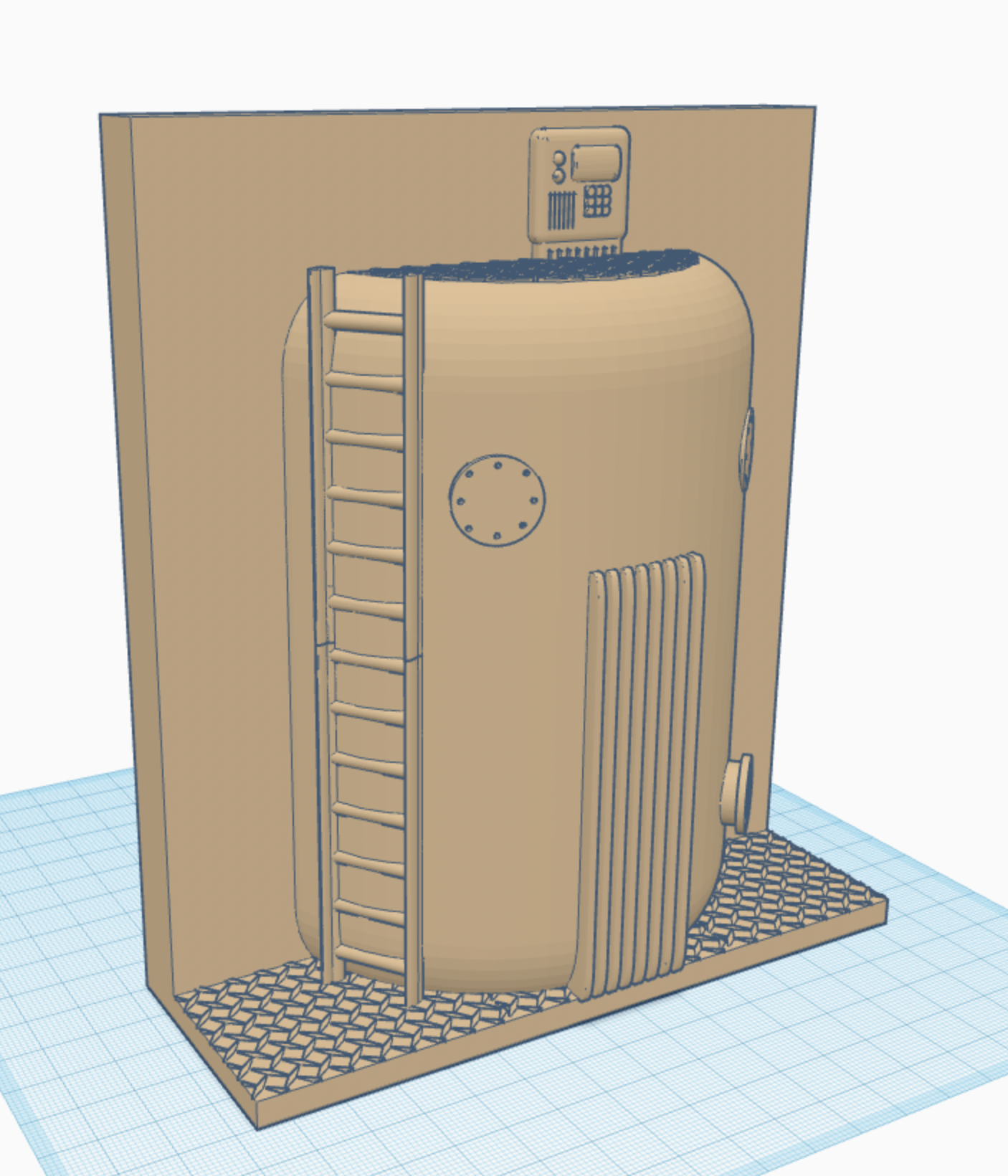 Wargames Wall Coolant Tank - Section 9
