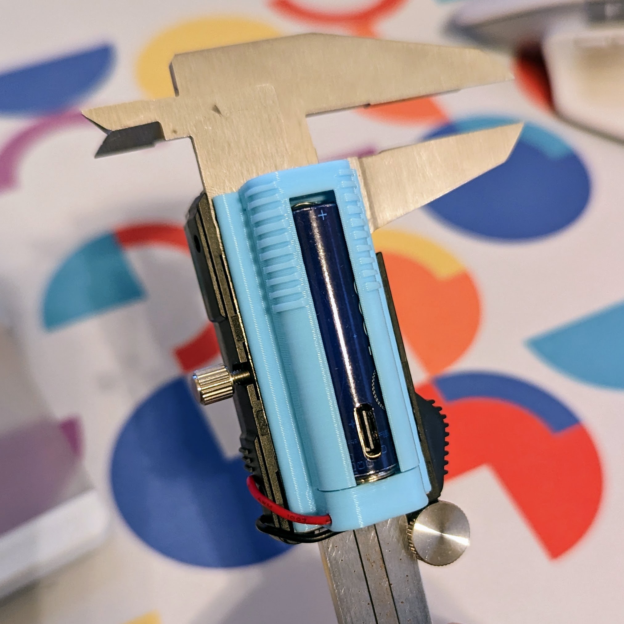 Easy AAA Battery Calipers Mod