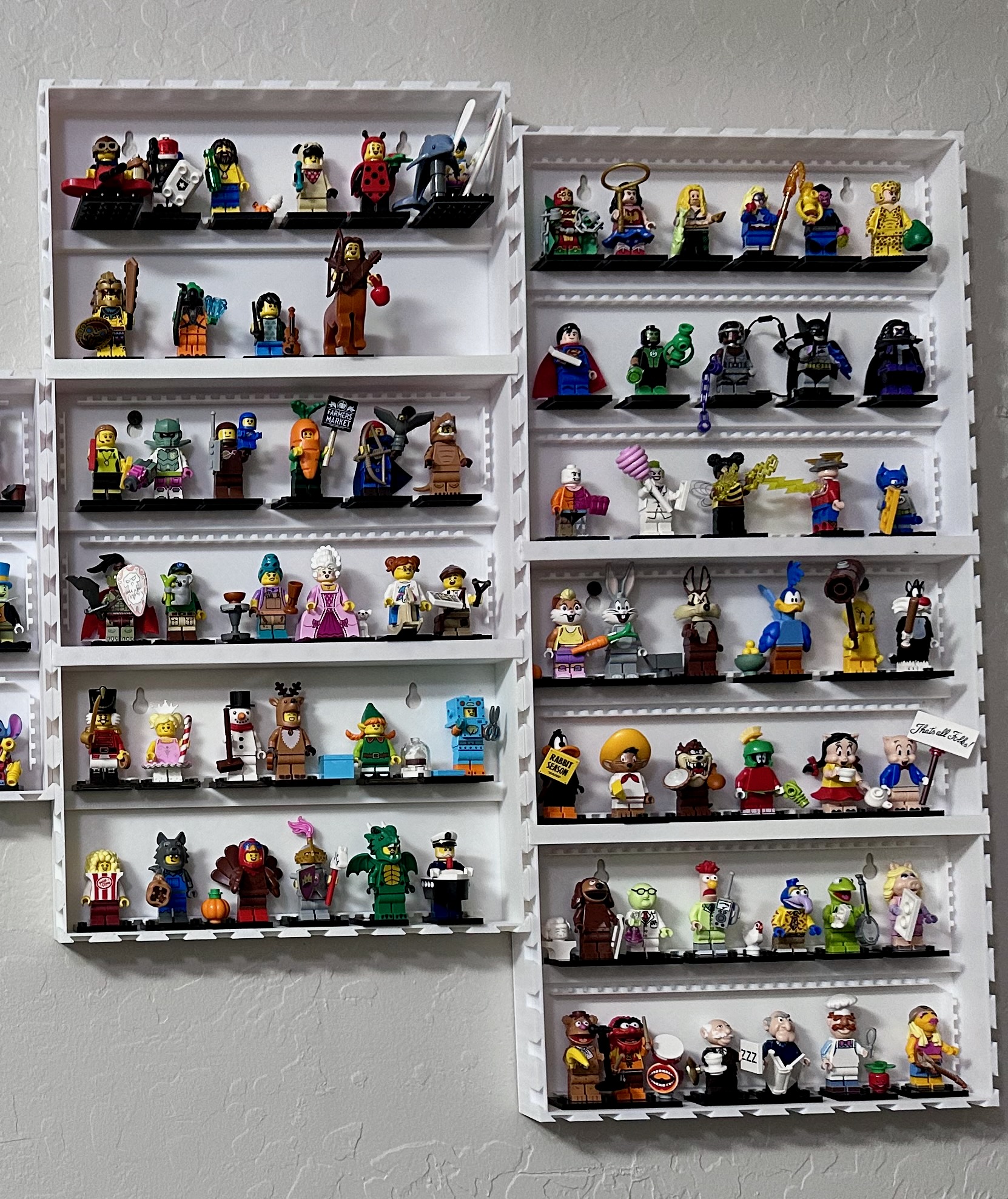 Lego Minifig Display Wall by Accurate6387 Download free STL model