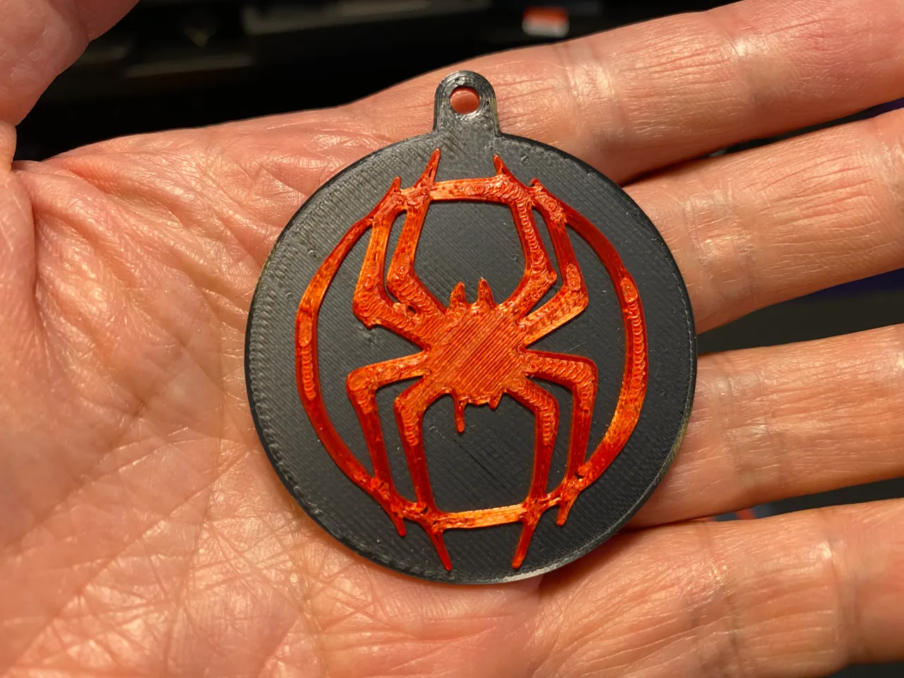 Acrylic Keychain Spider-Man Pattern A Spider-Man: Across the Spiderverse