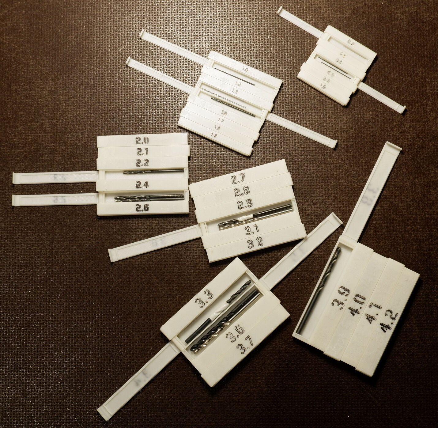 Miniatura 2 do modelo 3D Drill bit box set