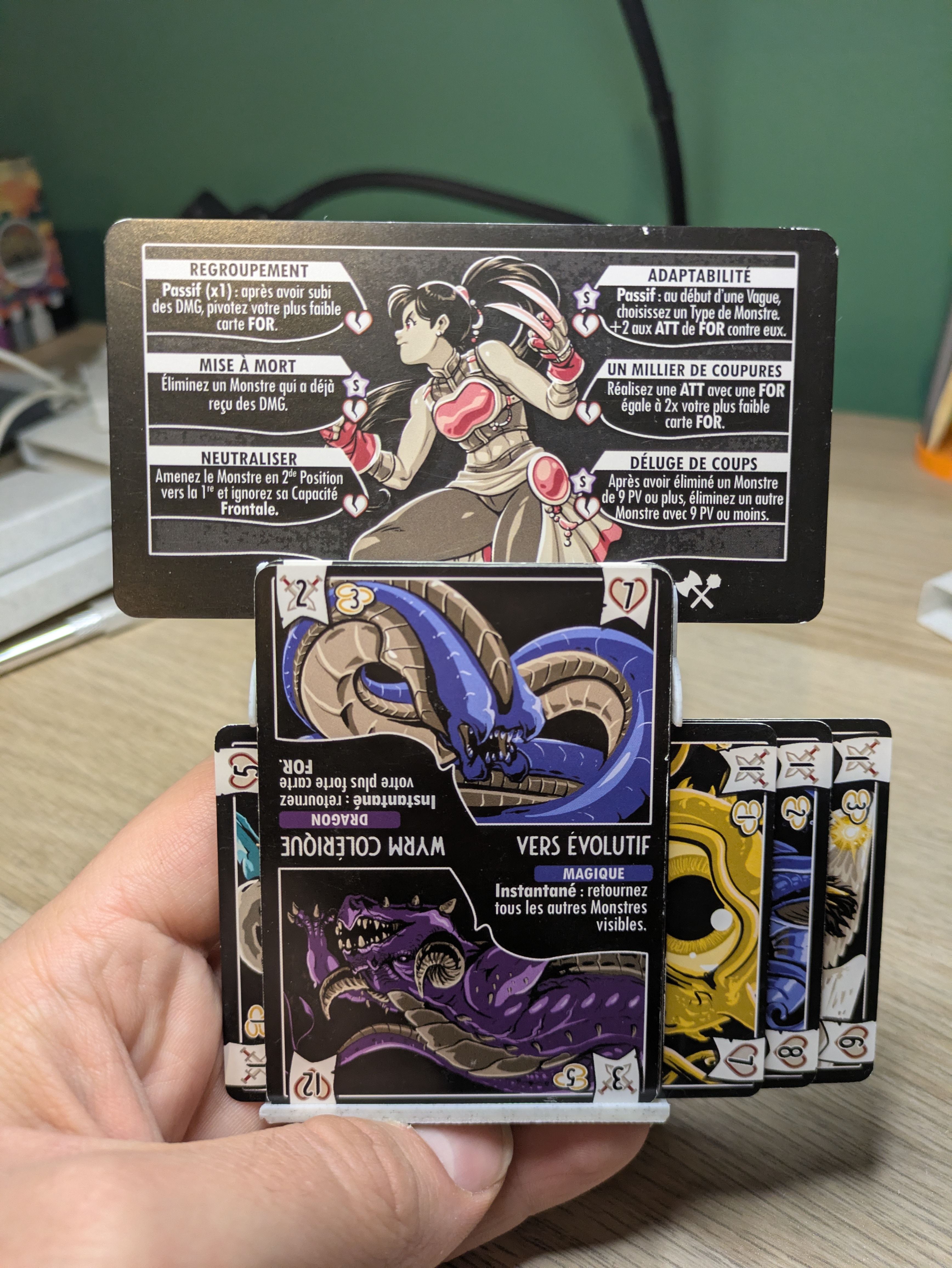 The Hand of Destiny card holder and box