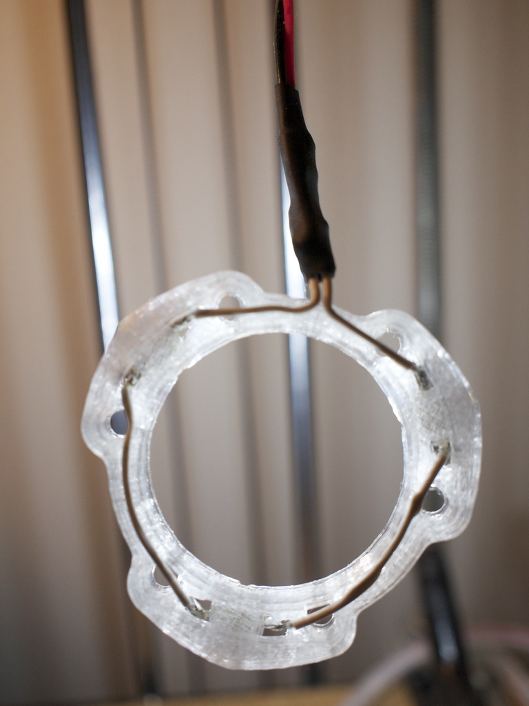 Miniatura 5 do modelo 3D Rostock LED light ring