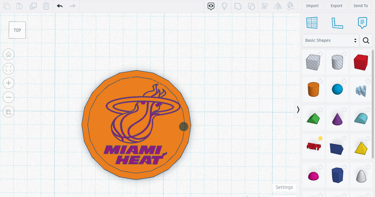 1. Miami Heat Nail Art Designs - wide 4