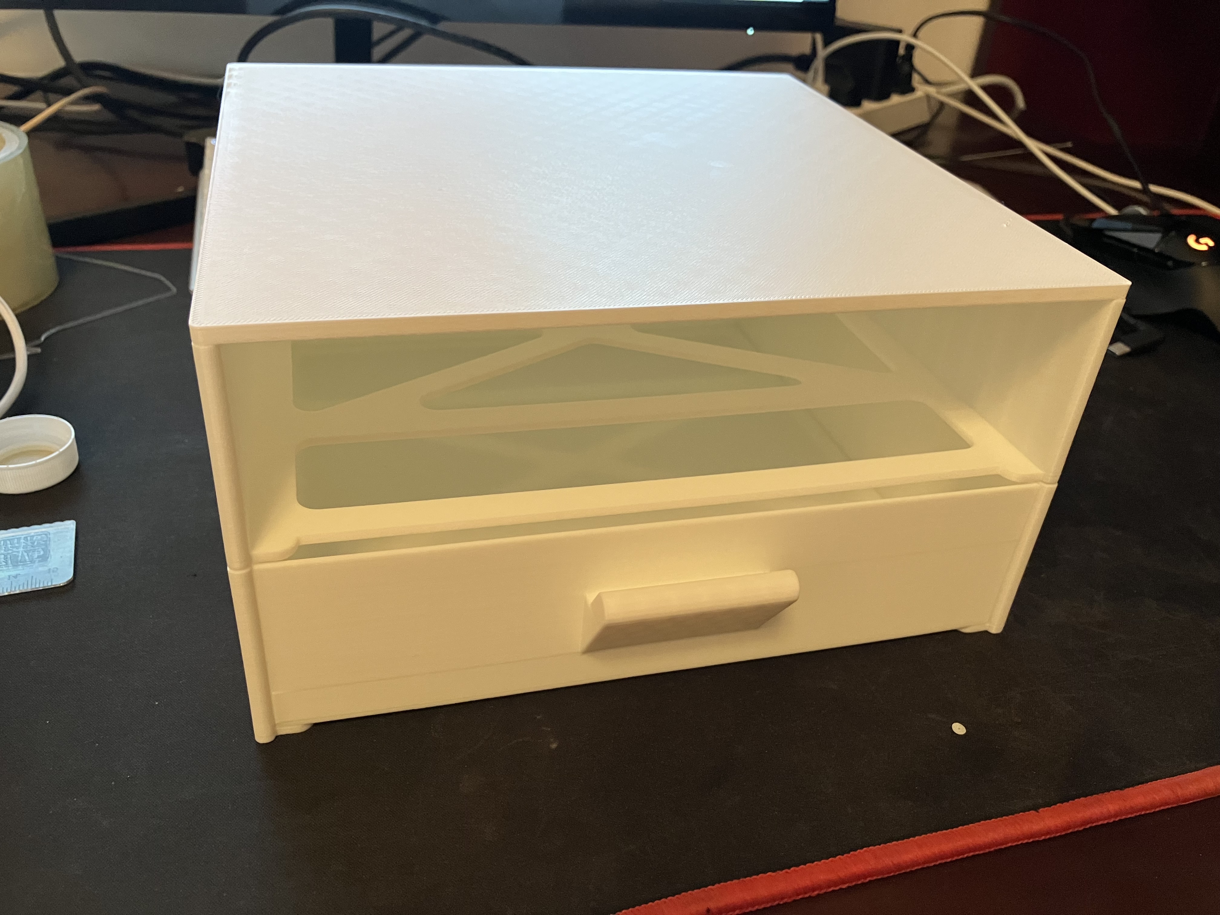 Miniatura 4 do modelo 3D infinitely stackable oversized drawers