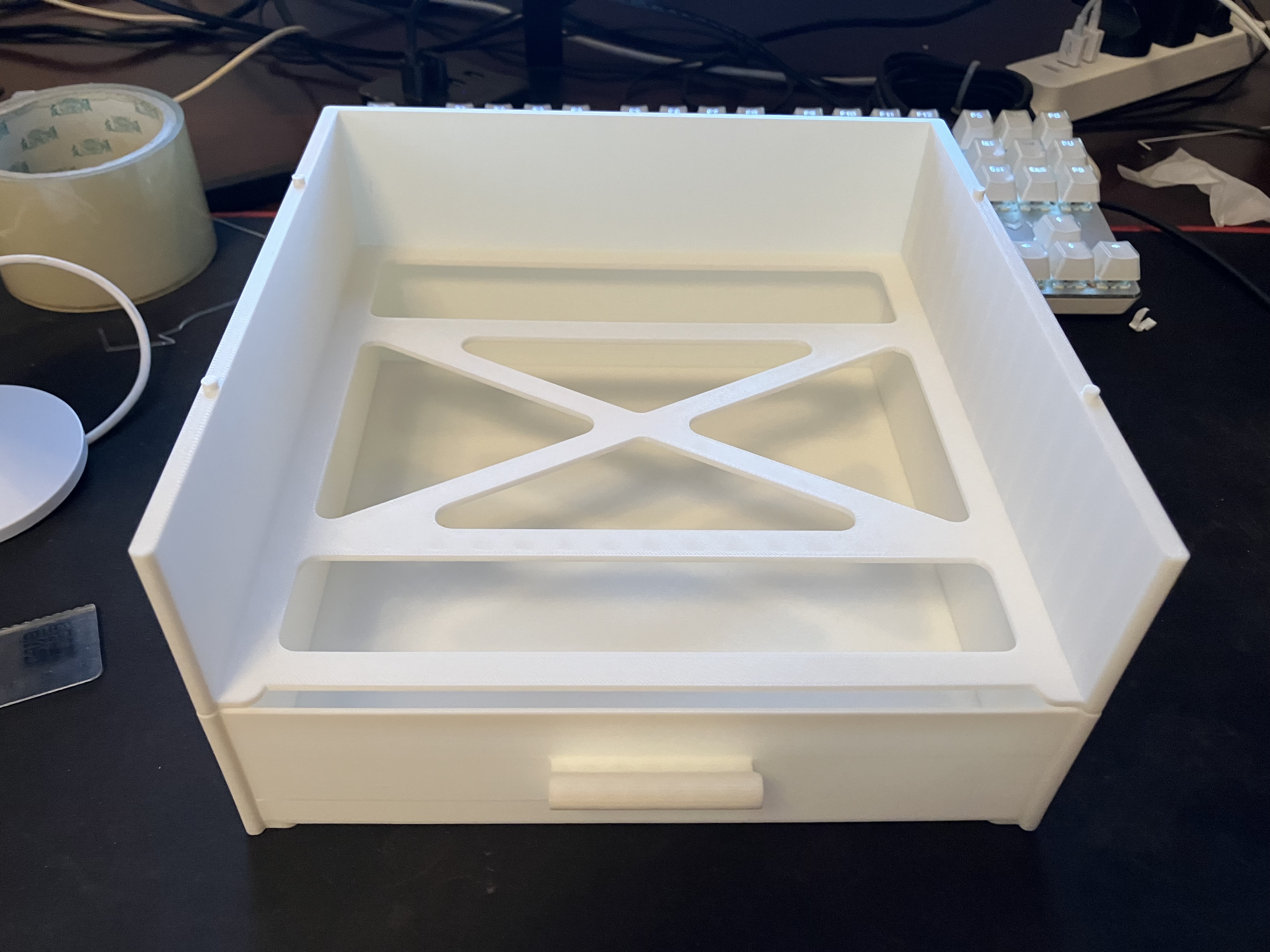 Miniatura 2 do modelo 3D infinitely stackable oversized drawers