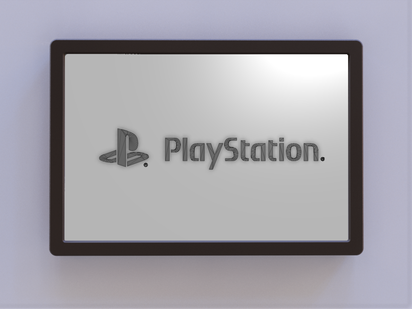 PlayStation Logo Wall Art