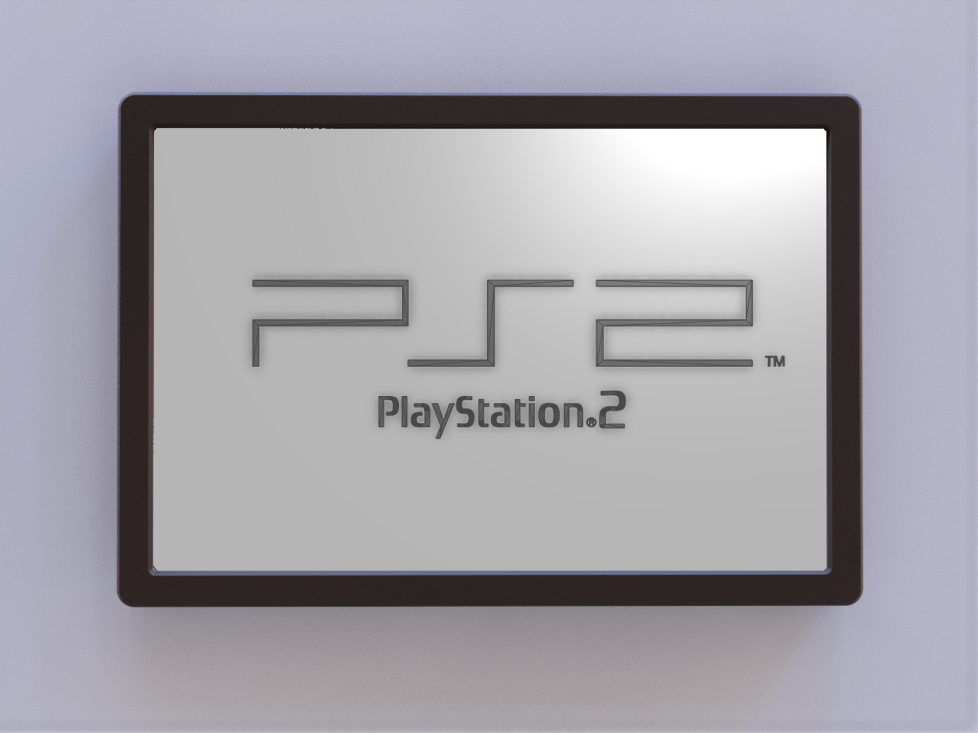 PlayStation 2 Logo Wall Art