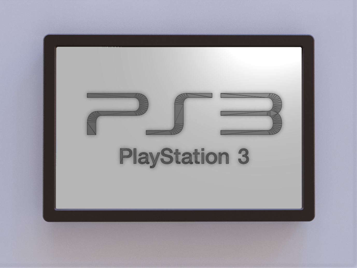 PlayStation 3 Logo Wall Art