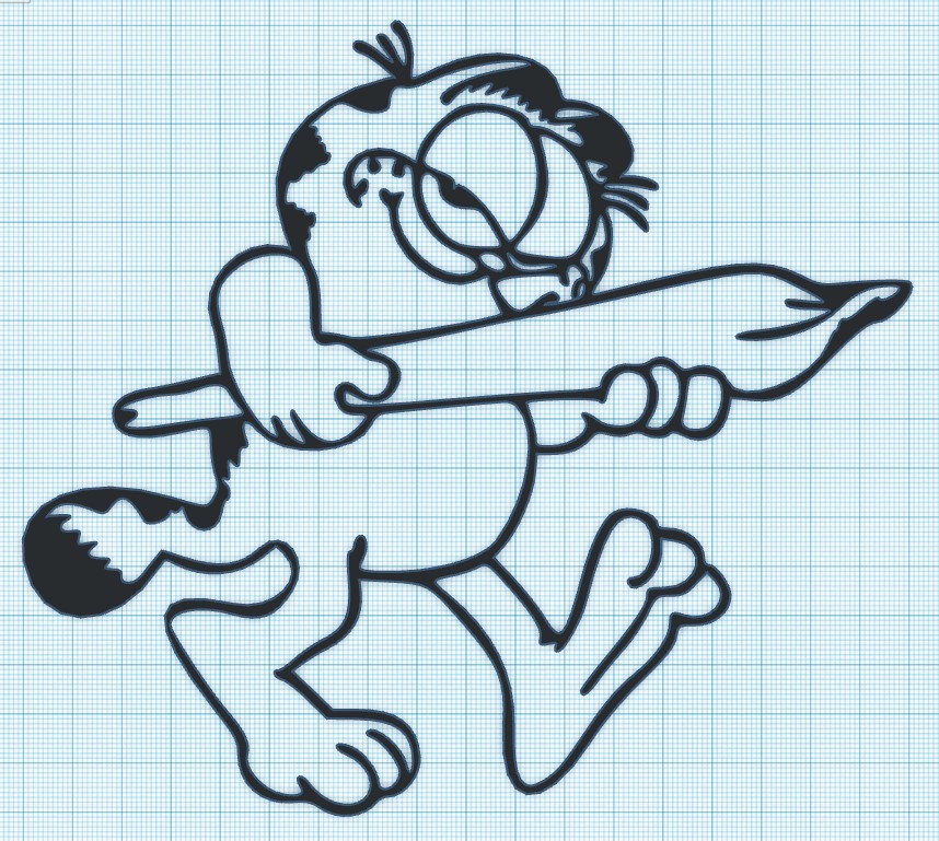 GARFIELD DOOBIE-JOINT - WALL ART