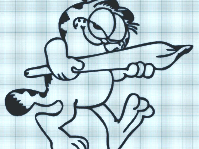 GARFIELD DOOBIE-JOINT - WALL ART