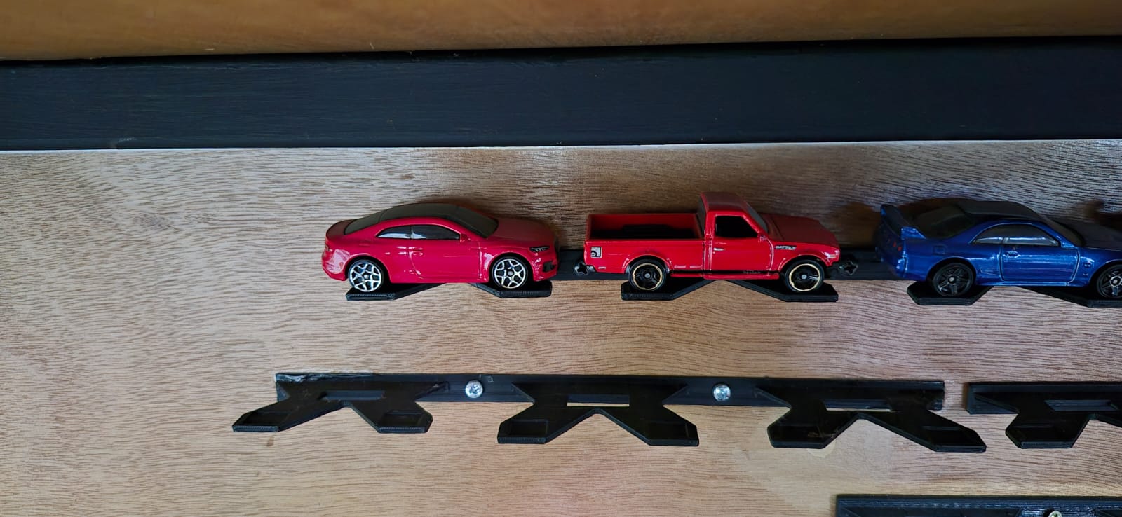 Hotwheels wall display