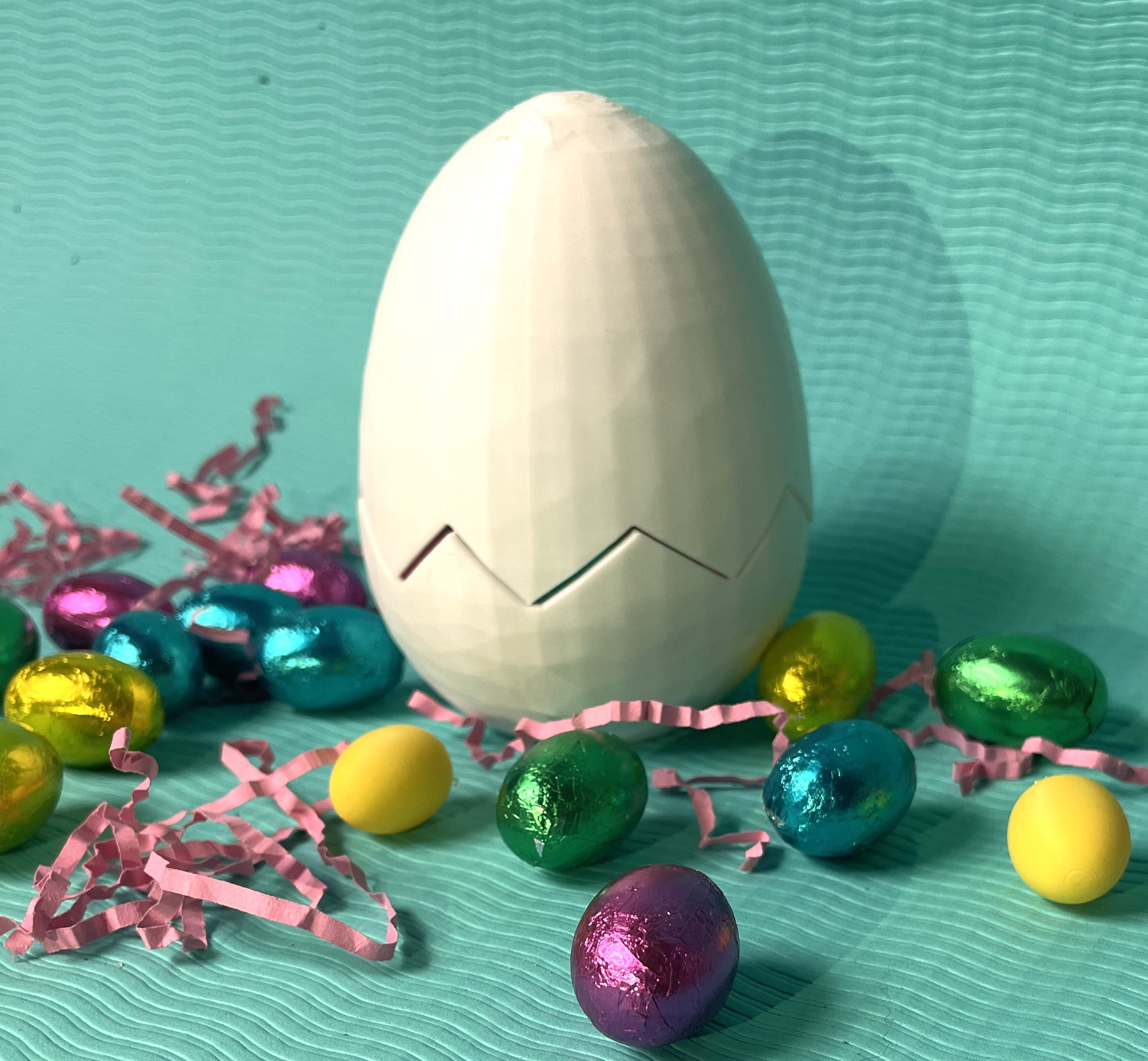 Miniatura 4 do modelo 3D Easter egg basket