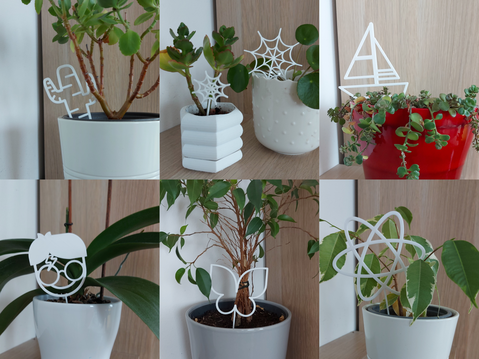 Outline Art: Decorative garden stakes