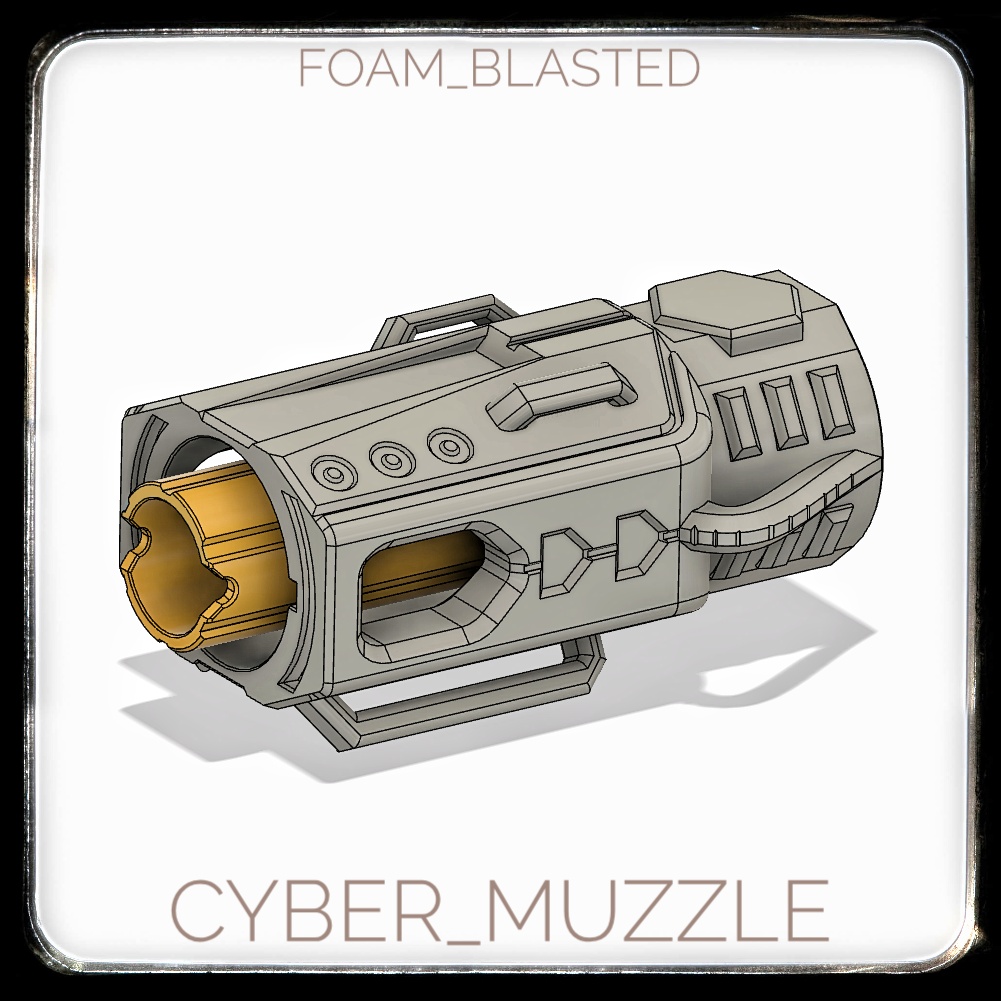Cyber_Muzzle - Nerf N-Strike Barrel Attachment
