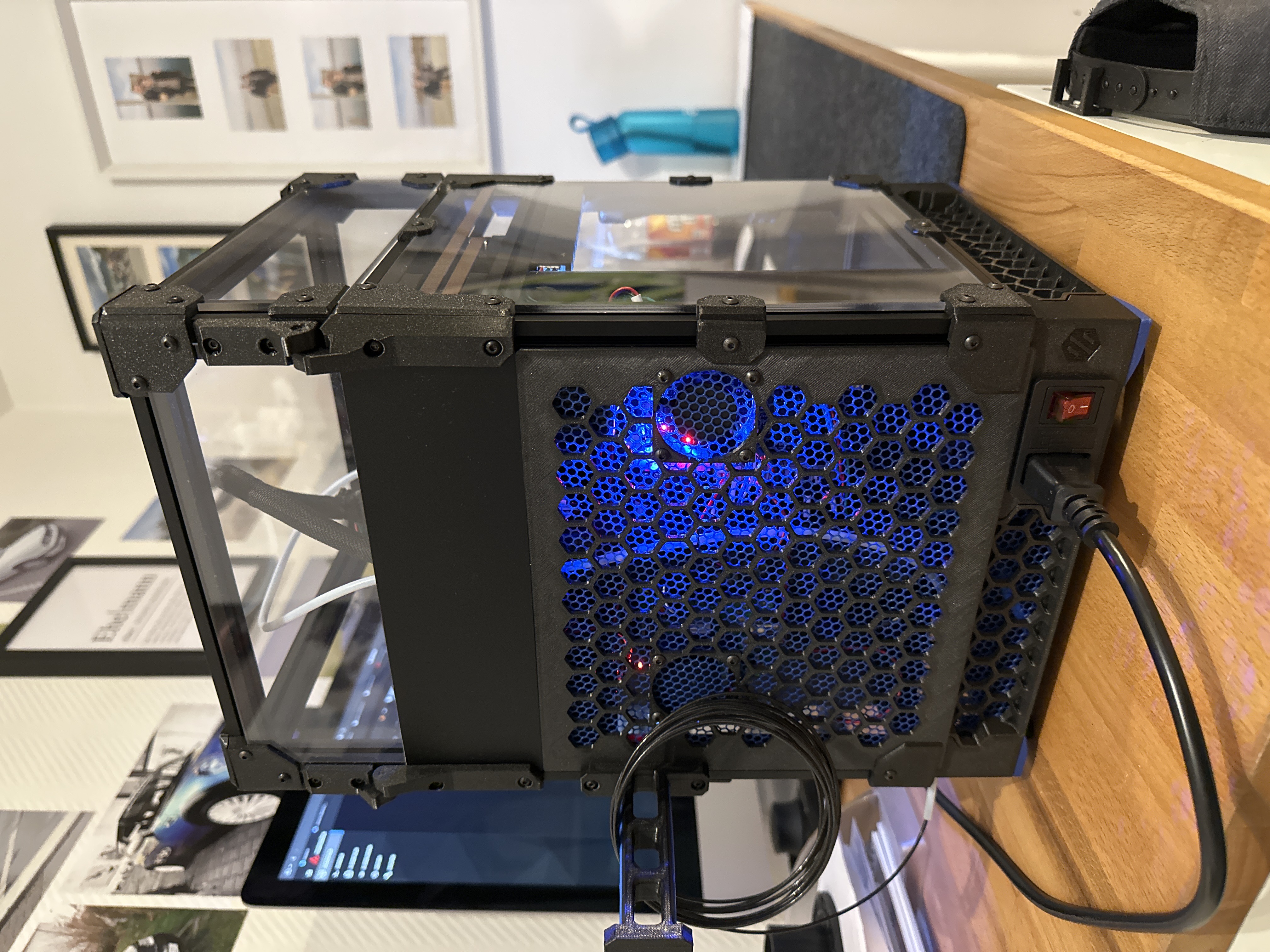 Voron V0.2 back Panel 2x4010 fan