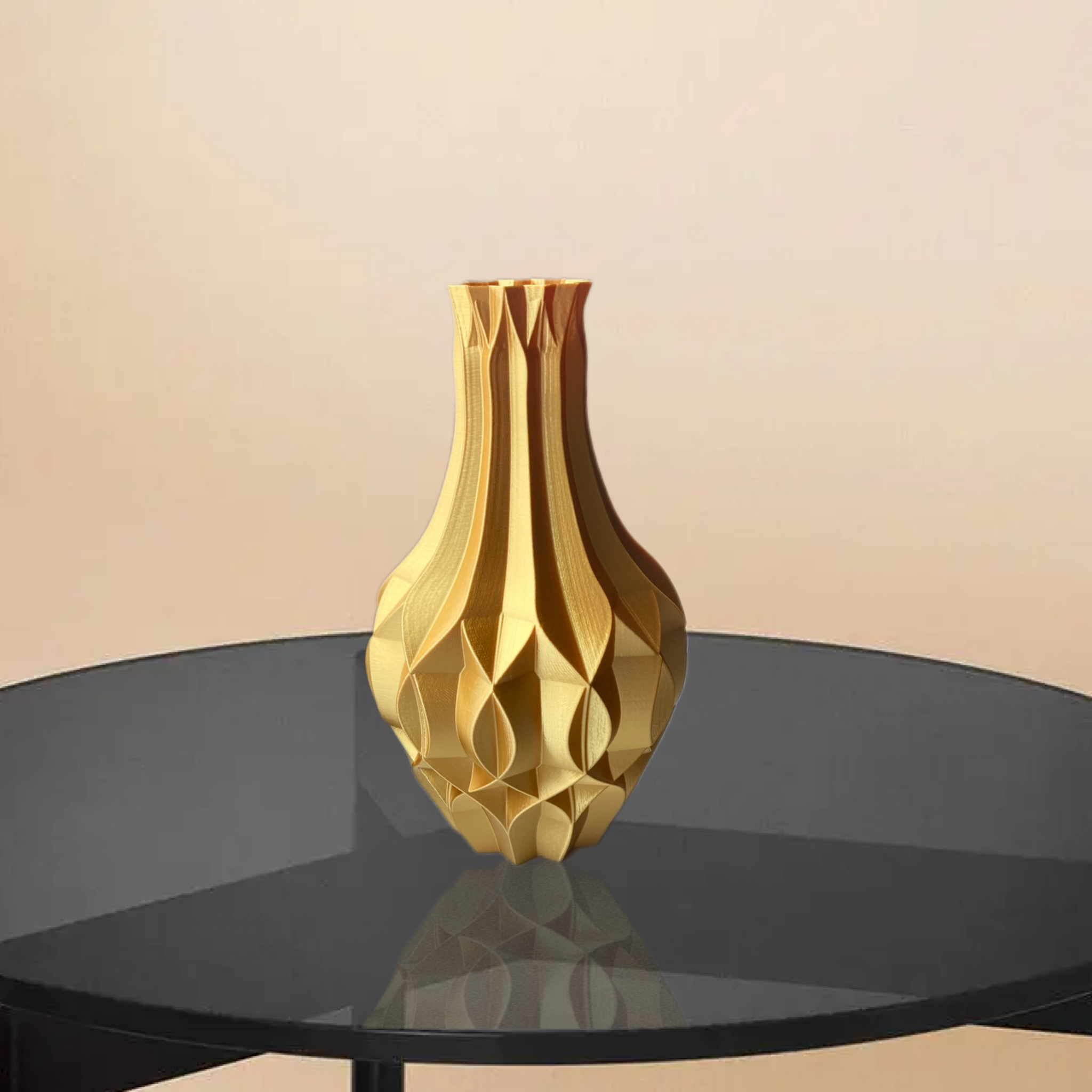 Asymmetrical Old Fashion Vase