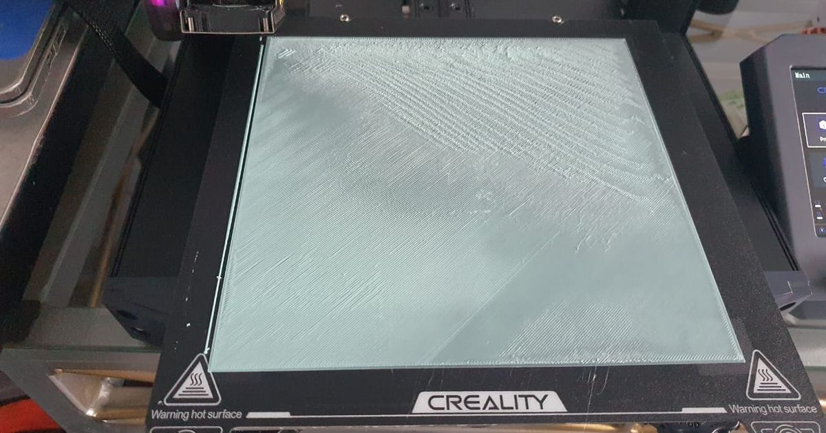 ender 3 v3 ke bed level test