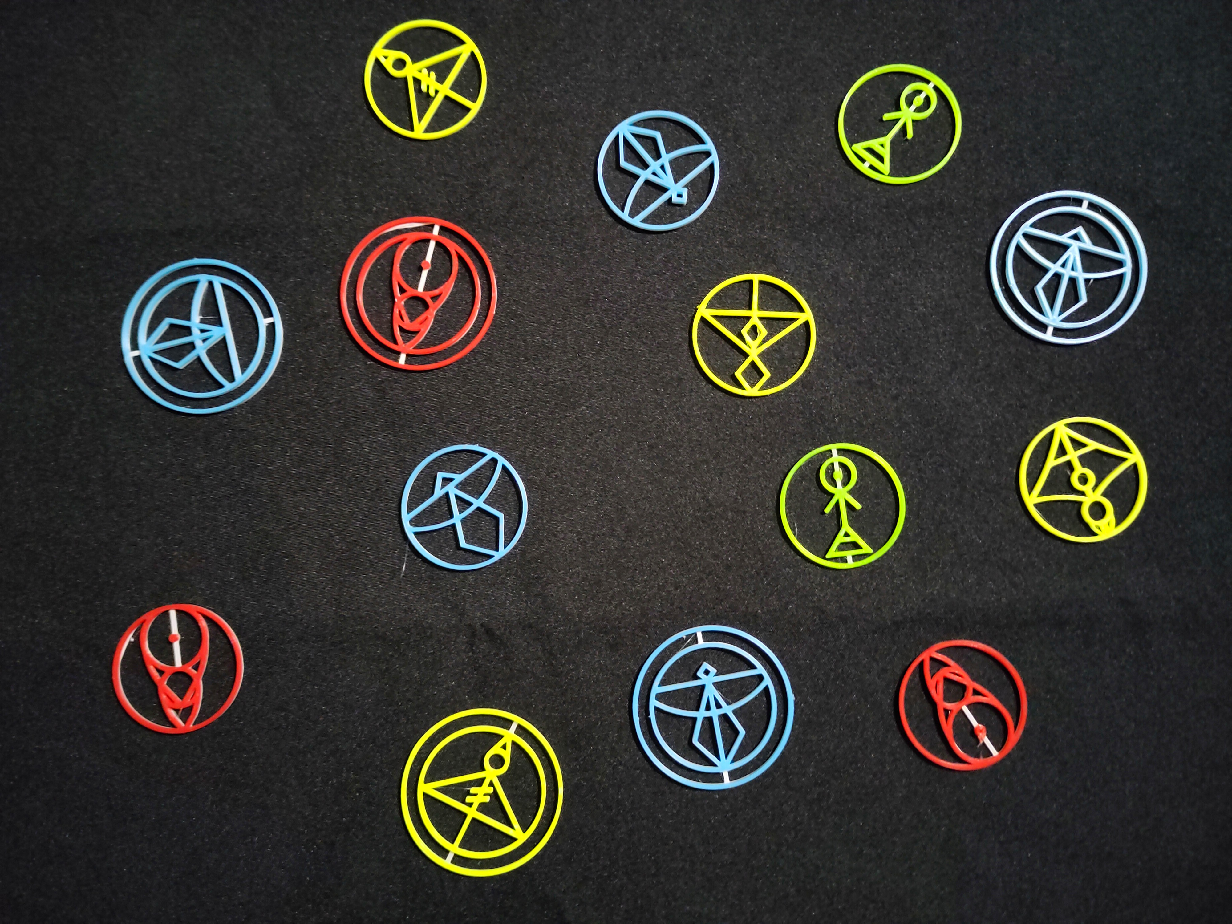 The Owl House Glyphs Pendants