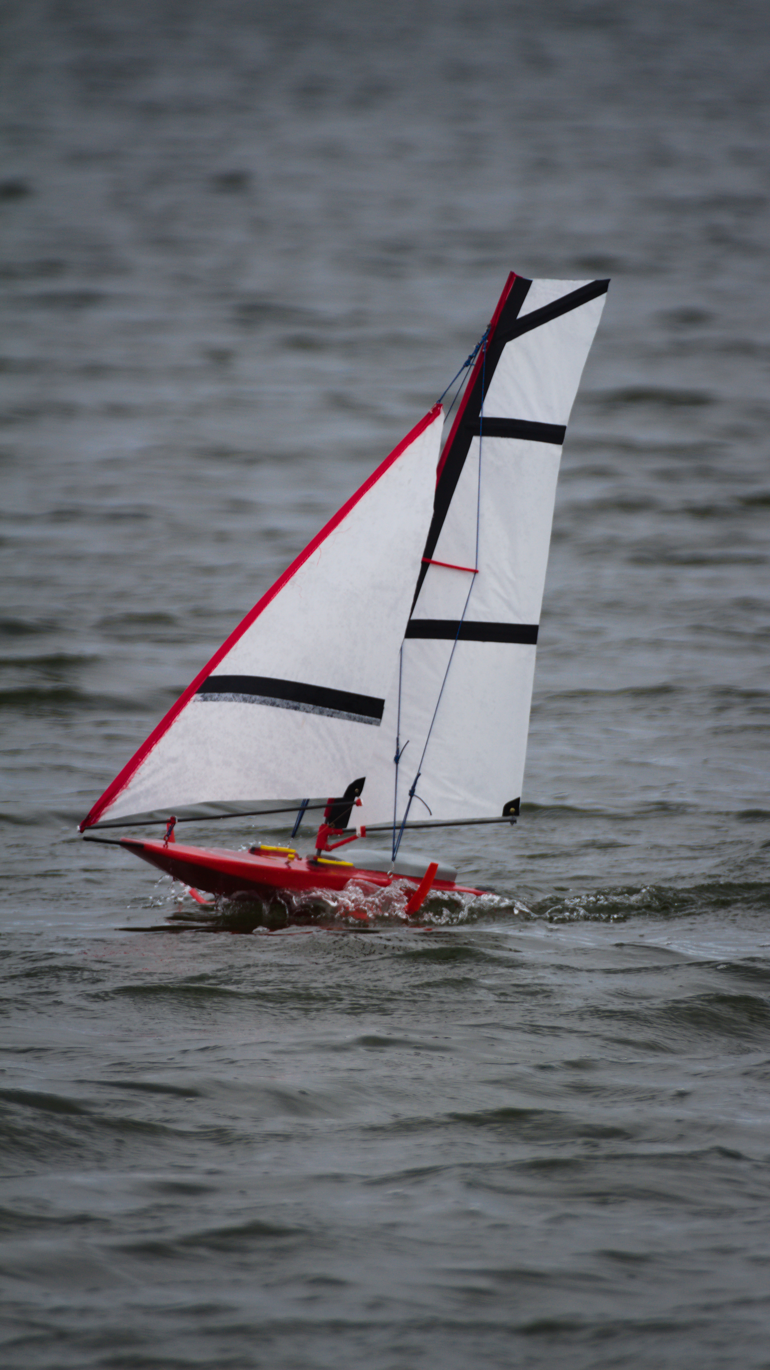 rc imoca foiling sailboat